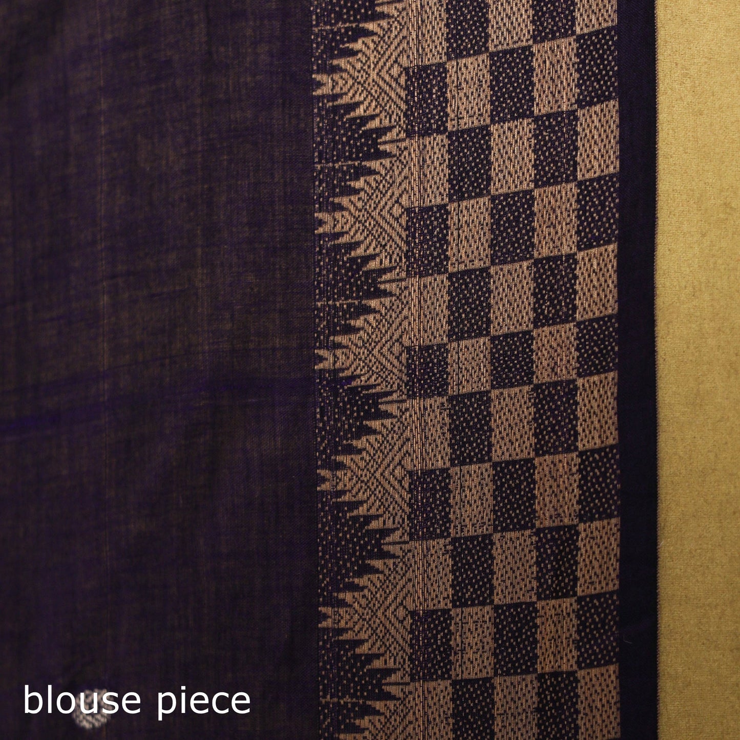 Dharwad cotton saree with border 29 - handcrafted