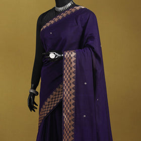 Dharwad cotton saree with border 29 - handcrafted