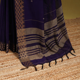 Dharwad cotton saree with border 29 - handcrafted