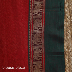 Dharwad cotton saree with border 31 - handcrafted