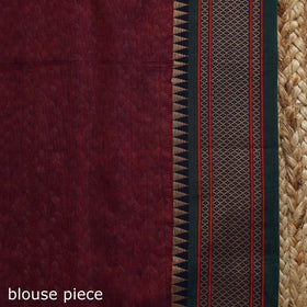 Dharwad cotton saree with border 31 - handcrafted