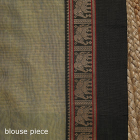 Dharwad cotton saree with border 32 - handcrafted