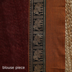Dharwad cotton saree with border 33 - handcrafted