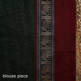 Dharwad cotton saree with border 34 - handcrafted