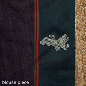 Dharwad cotton saree with border 36 - handcrafted