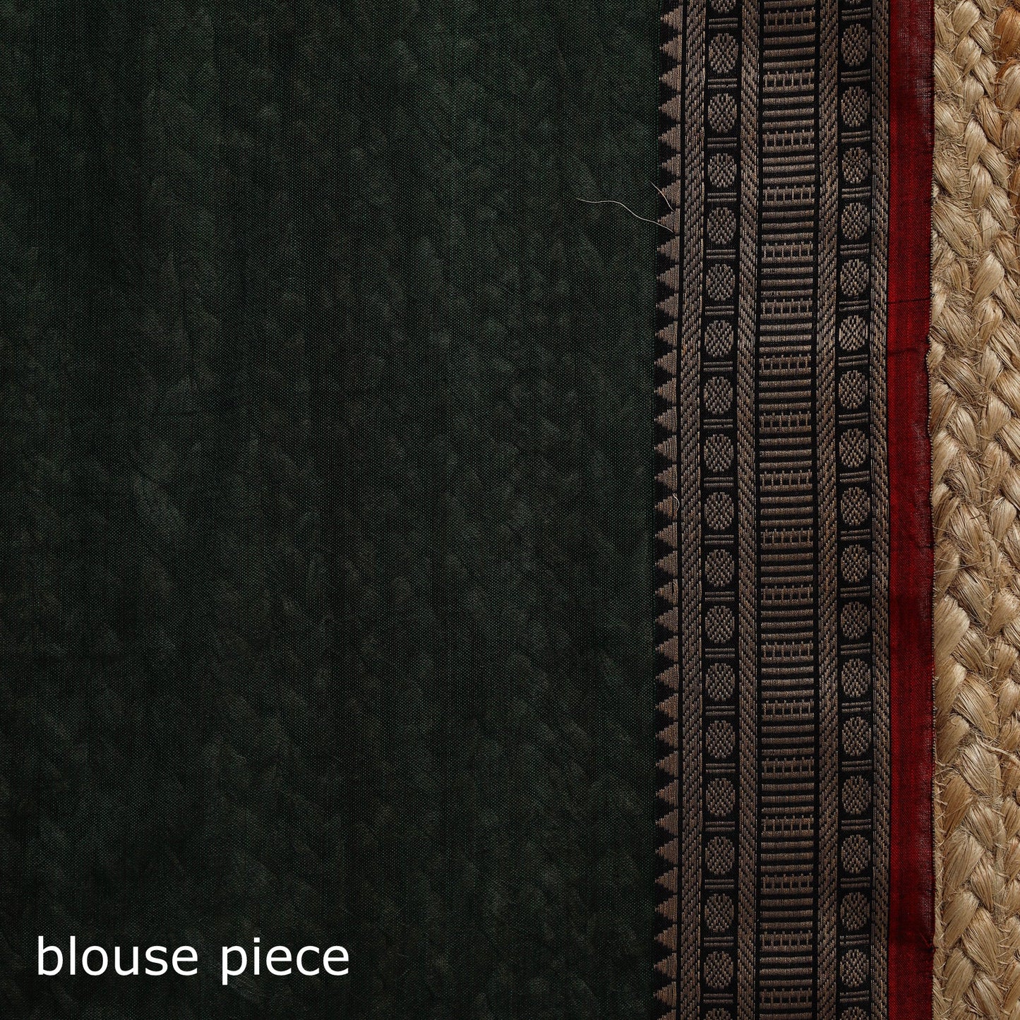 Dharwad cotton saree with border 37 - handcrafted