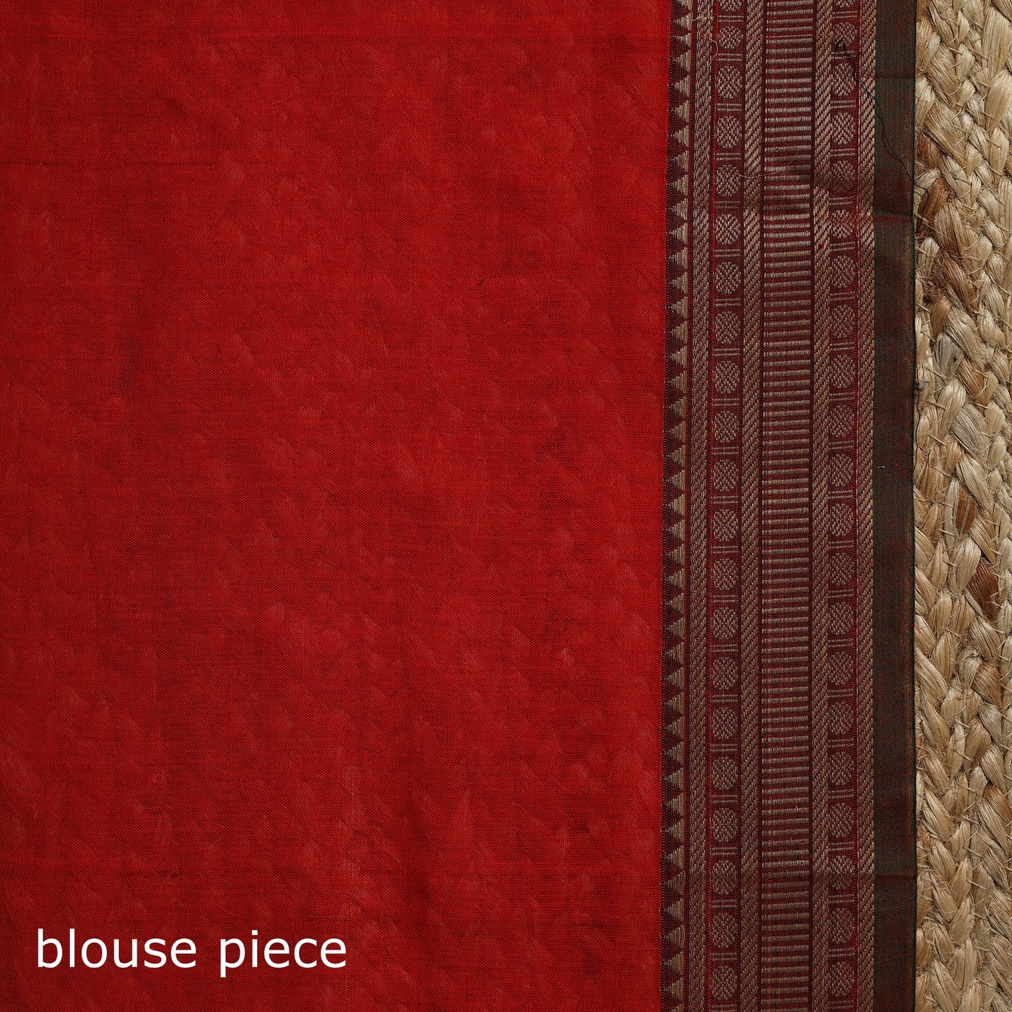 Dharwad cotton saree with border 38 - handcrafted