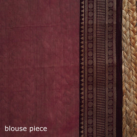 Dharwad cotton saree with border 39 - handcrafted
