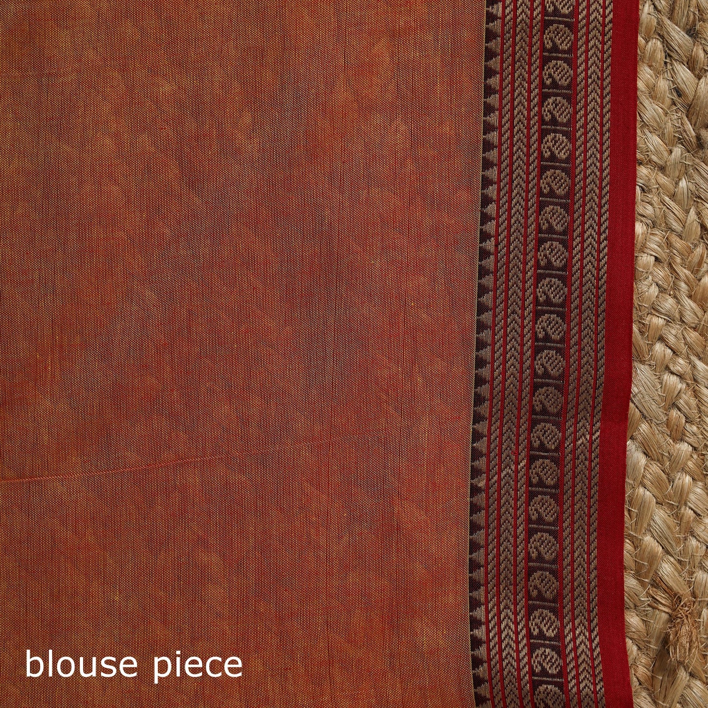 Dharwad cotton saree with border 44 - handcrafted