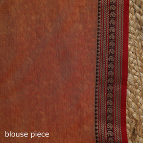 Dharwad cotton saree with border 44 - handcrafted