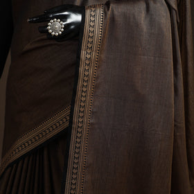 Dharwad cotton saree with border 45 - handcrafted