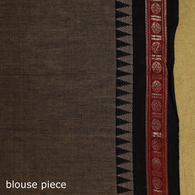 Dharwad cotton saree with border 48 - handcrafted