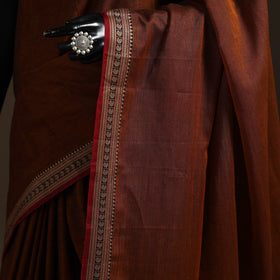 Dharwad cotton saree with border 49 - handcrafted