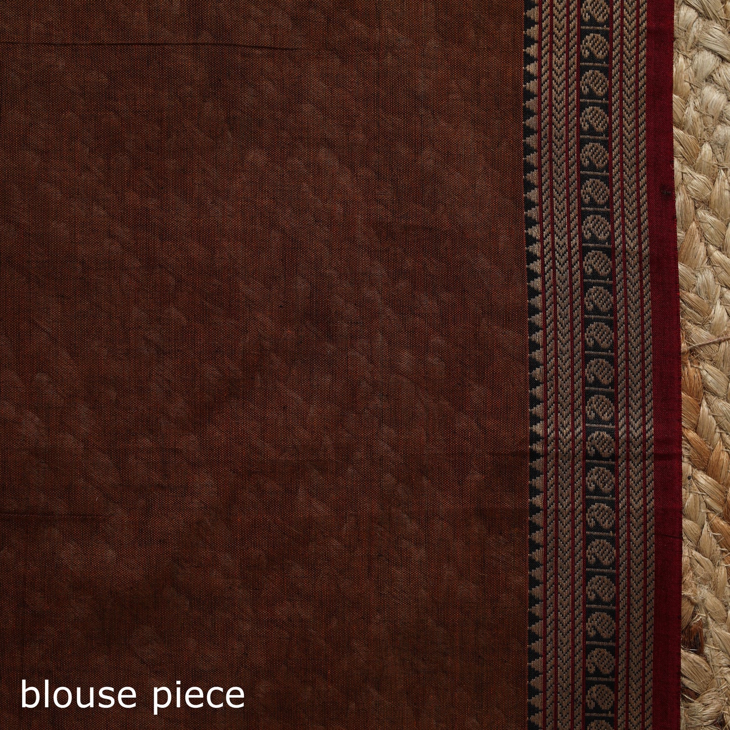 Dharwad cotton saree with border 49 - handcrafted