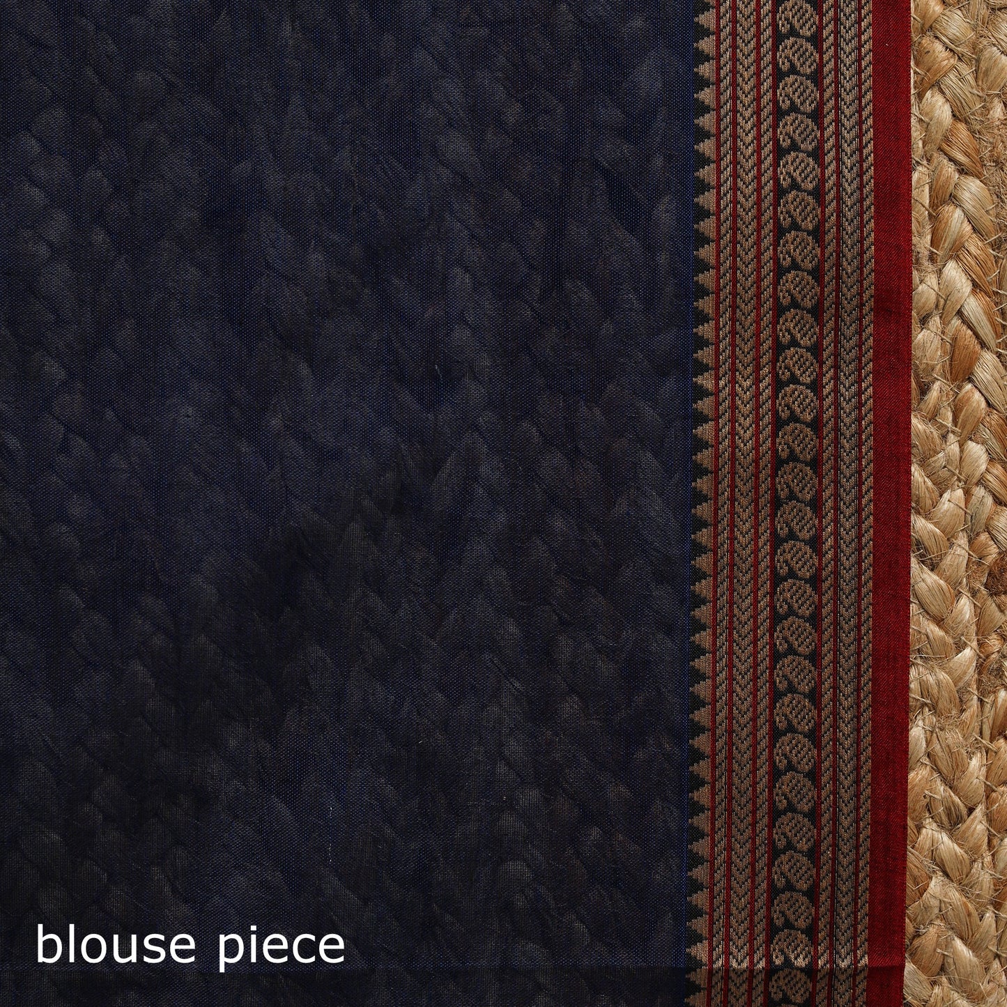 Dharwad cotton saree with border 51 - handcrafted