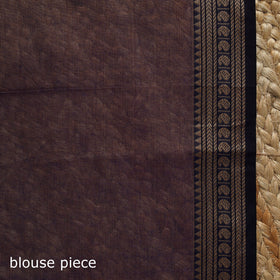 Dharwad cotton saree with border 52 - handcrafted