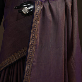 Dharwad cotton saree with border 52 - handcrafted