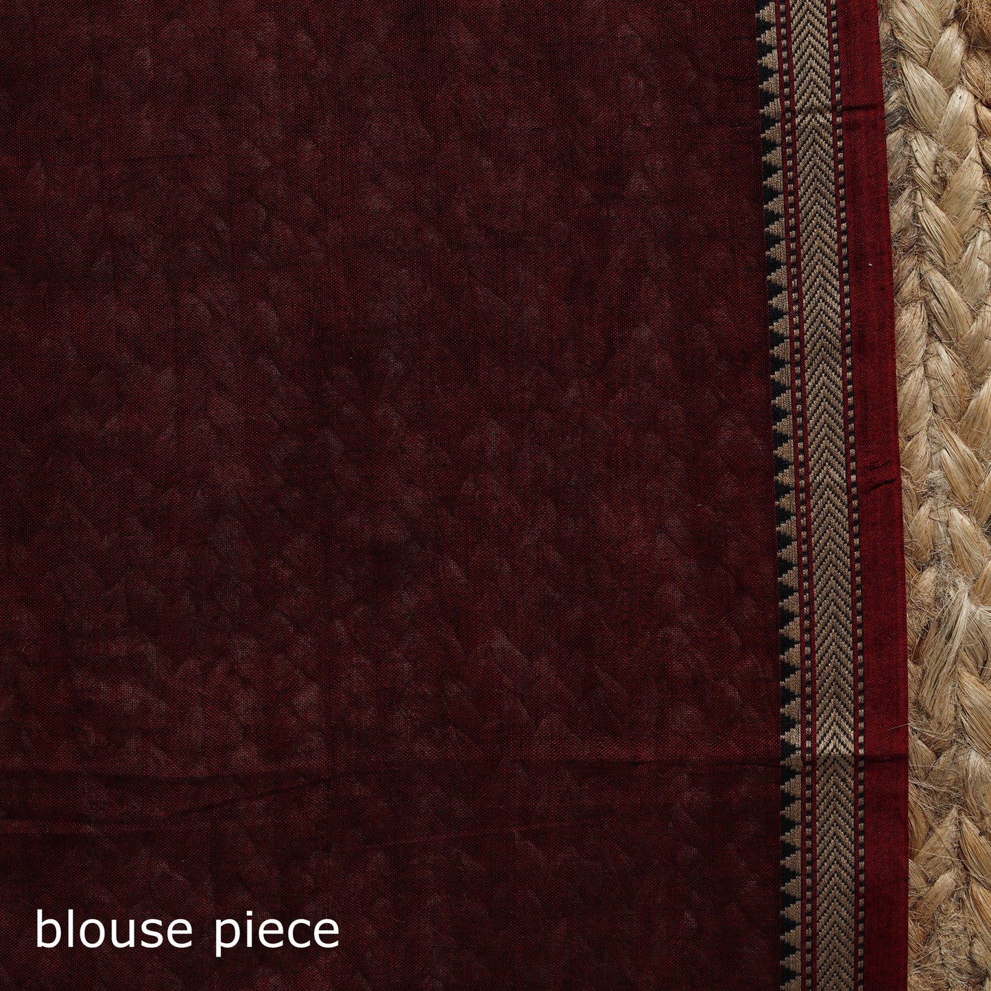 Dharwad cotton saree with border 53 - handcrafted