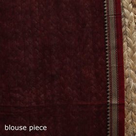 Dharwad cotton saree with border 53 - handcrafted