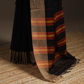 Dharwad cotton saree with border 54 - handcrafted