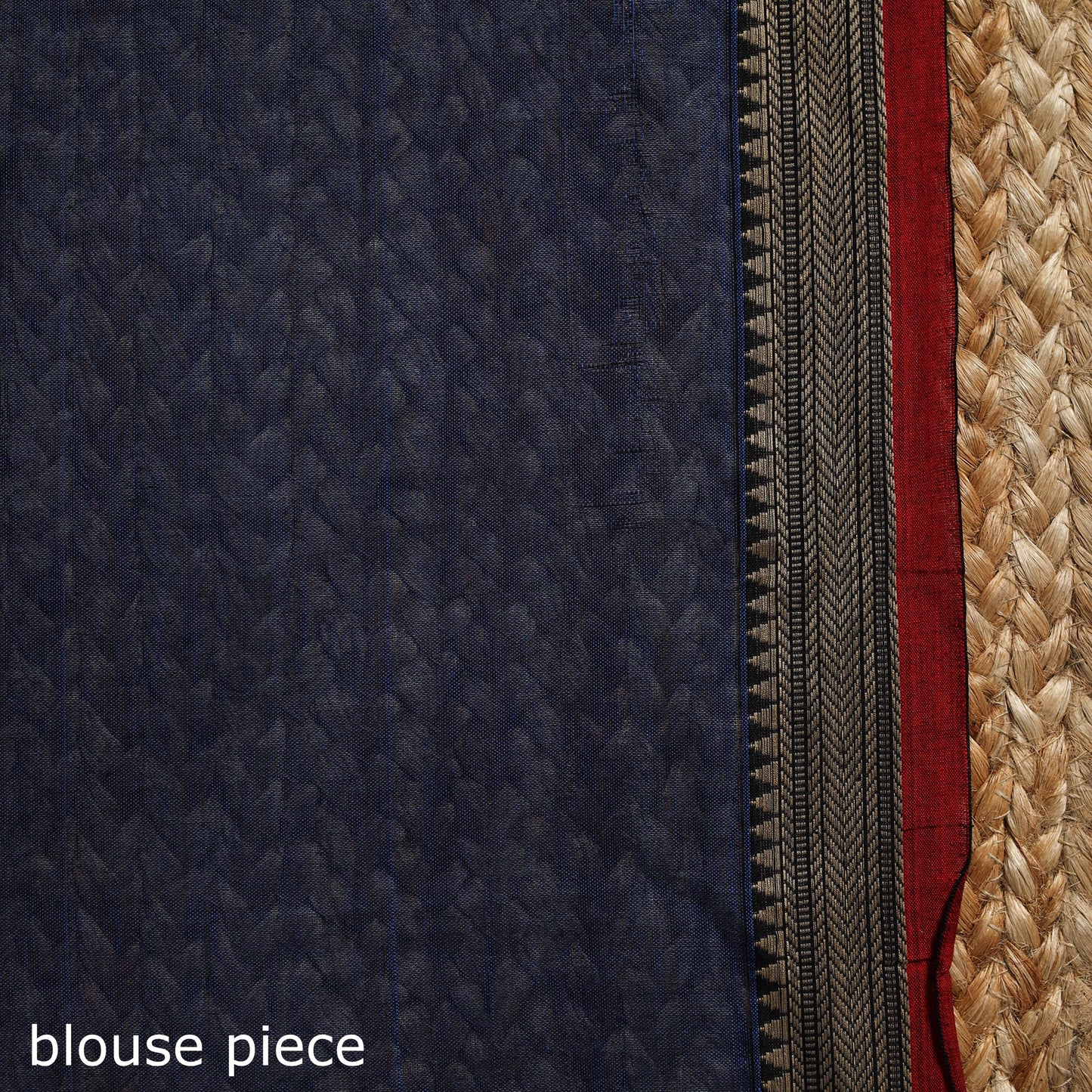Dharwad cotton saree with border 55 - handcrafted