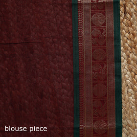 Dharwad cotton saree with border 55 - handcrafted