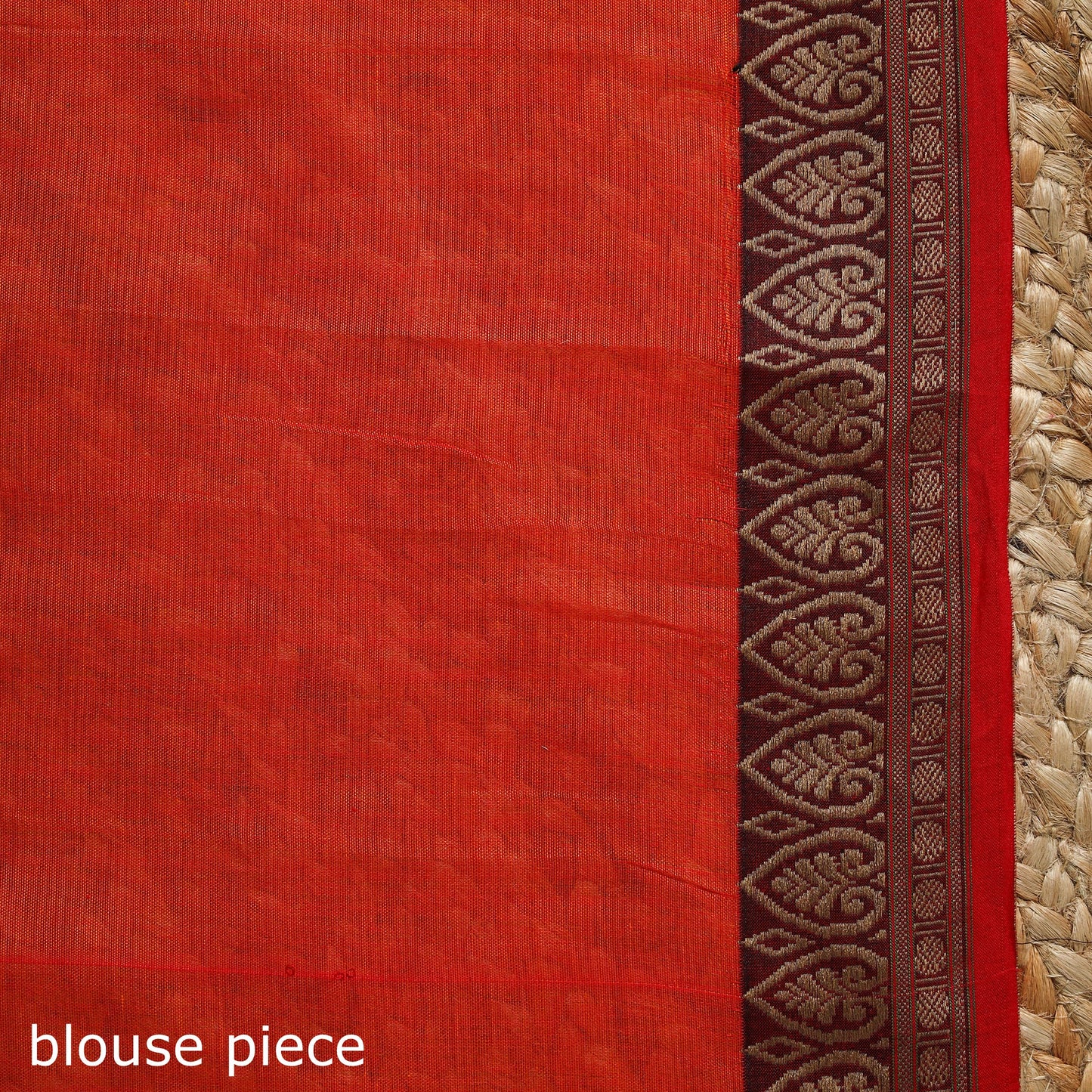 Dharwad cotton saree with border 57 - handcrafted