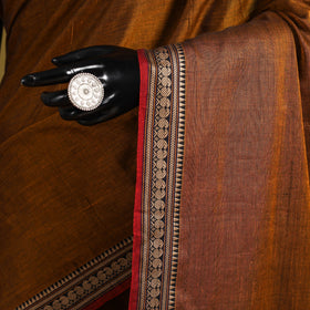 Dharwad cotton saree with border 64 - handcrafted