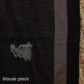 Dharwad cotton saree with thread buta 07 - handcrafted