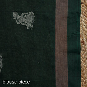 Dharwad cotton saree with thread buta 10 - handcrafted