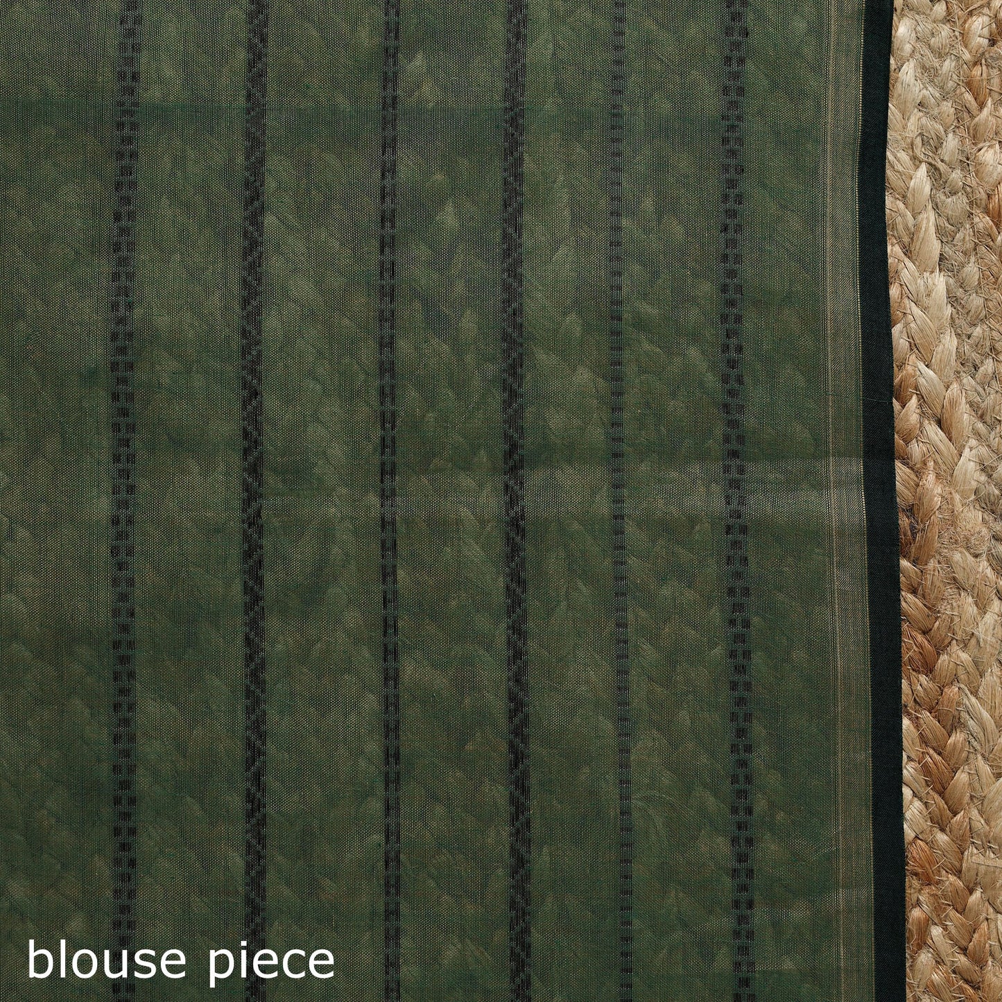 Dharwad cotton saree with thread stripes 06 - handcrafted