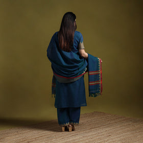 Dharwad cotton suit set with dupatta for women 06