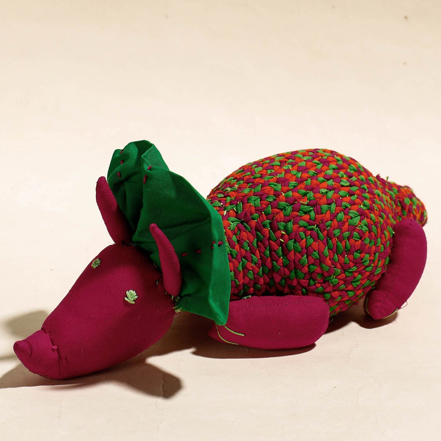  Crocodile - Handmade Stuffed Toy by Dastkar Ranthambhore 