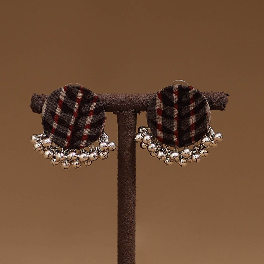 Disha ghungroo work fabart handmade earrings - handcrafted