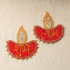 Diwali gift hamper - festive bamboo hanging & tealight