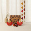 Diwali gift hamper - festive bamboo hanging & tealight