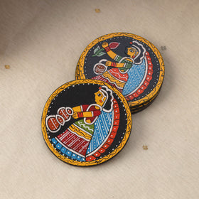 Diwali gift hamper - festive beadwork hanging with clay pot