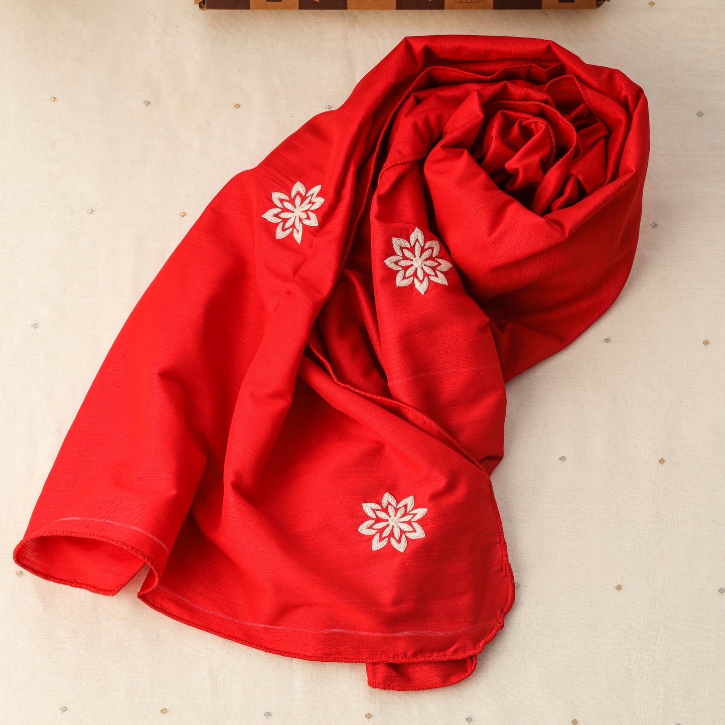 Diwali gift hamper - festive hand embroidery stole