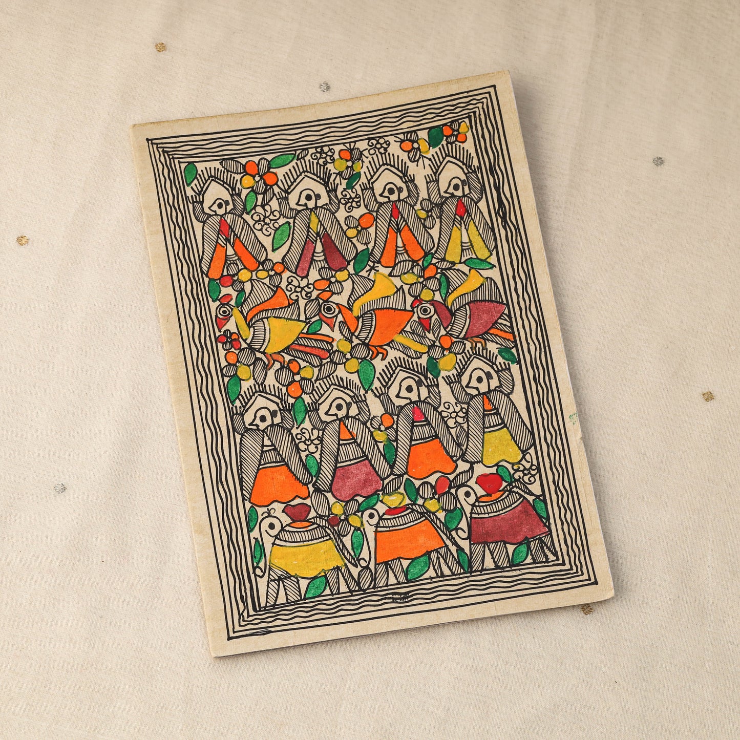 Diwali gift hamper - festive handpainted bambooless dhoop