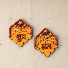 Diwali gift hamper - festive handpainted wooden shubh laabh