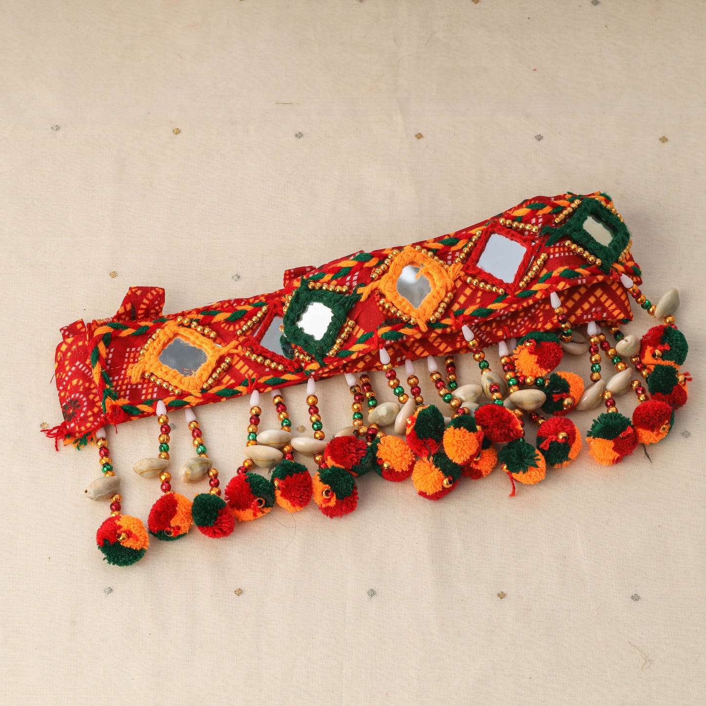 Diwali gift hamper - festive kutch embroidery toran