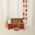 Diwali gift hamper - festive shubh laabh aipan art & bamboo