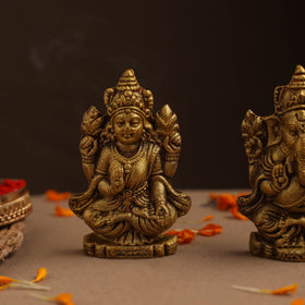  Handmade Diwali Special Lakshmi & Ganesha Idol Set 