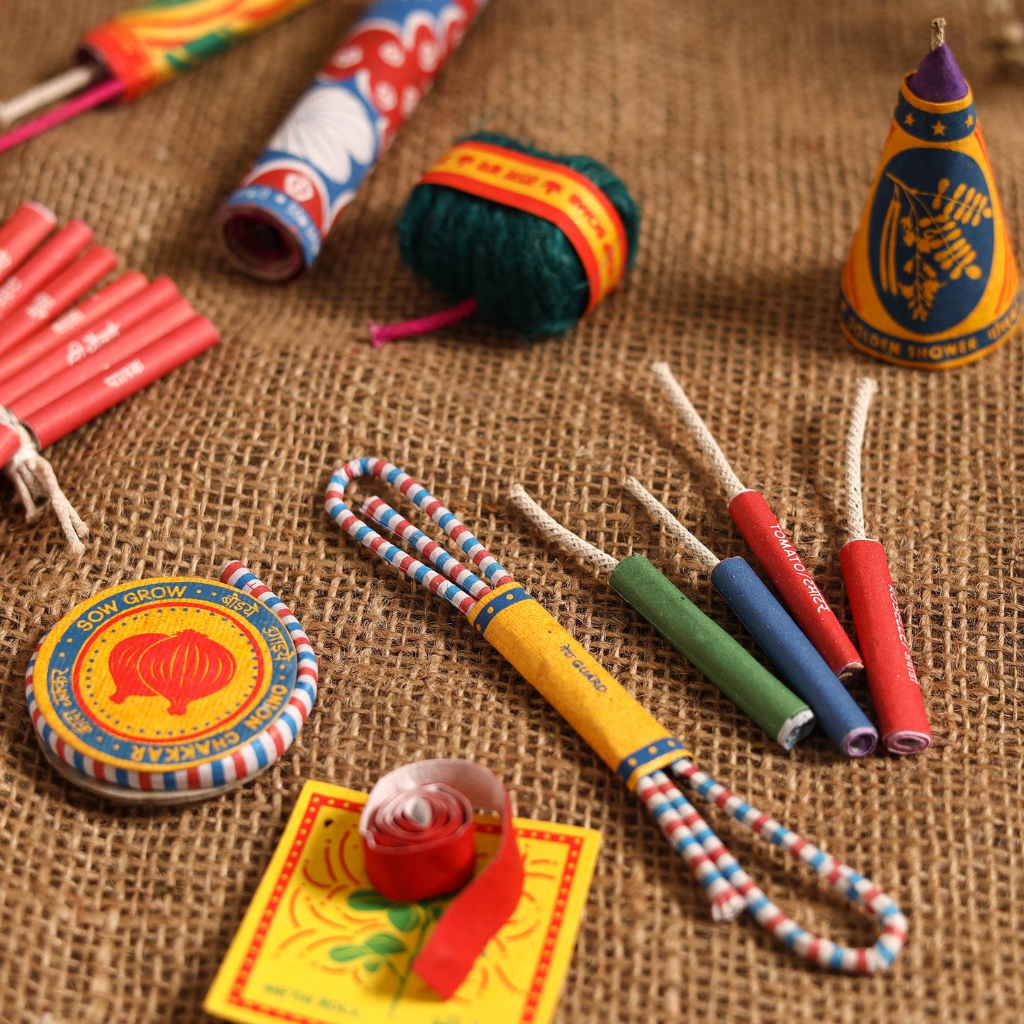 Diwali special! Plantable seed crackers 01 - handcrafted