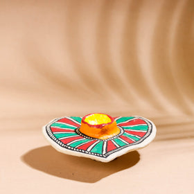 Bird - Madhubani Handpainted Paper Mache Home Decor Item