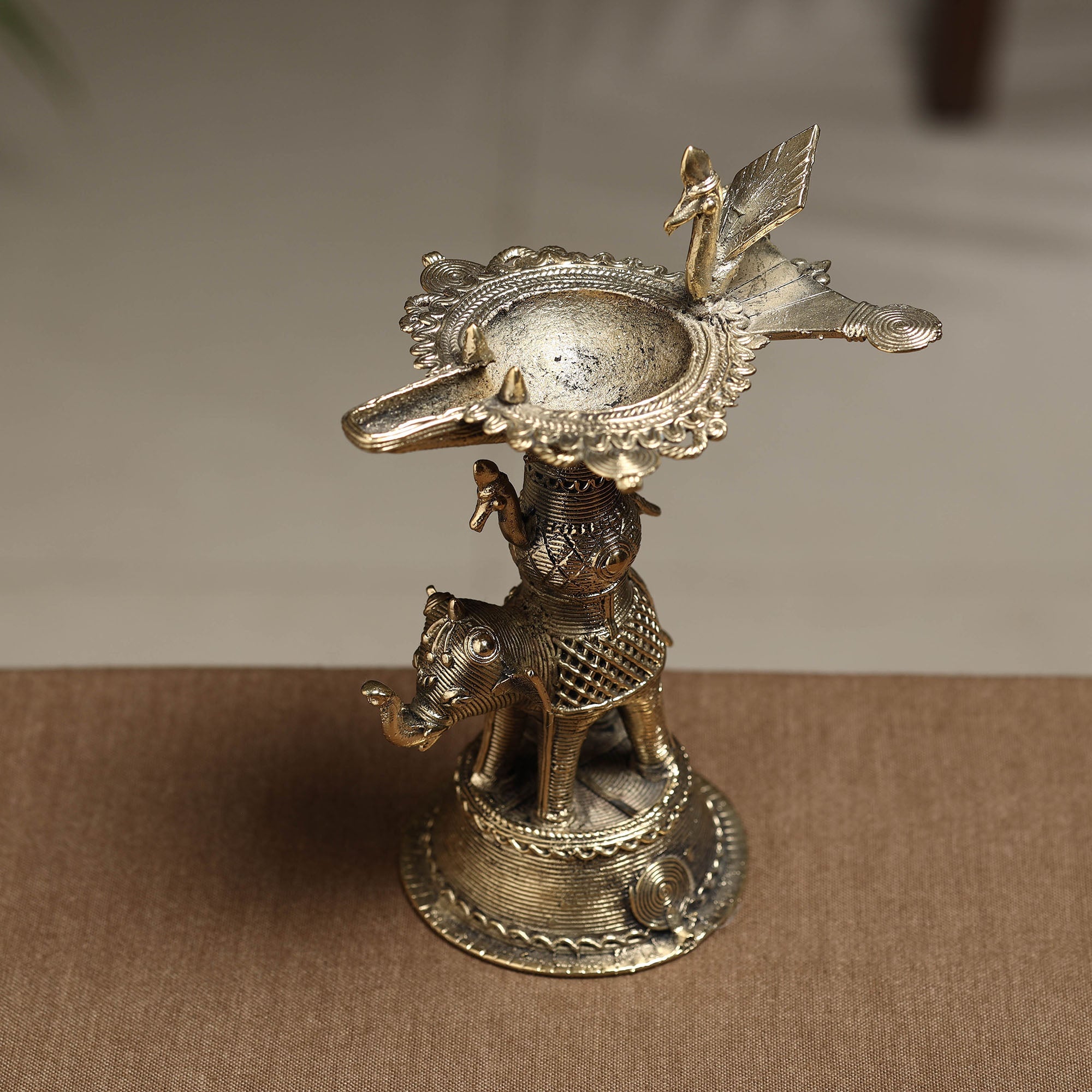   Diya - Tribal Odisha Dokra Handmade Decor Item  Online at iTokri.com 