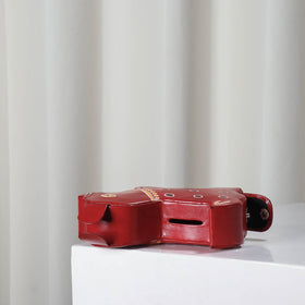  Handcrafted Leather Money Bank 