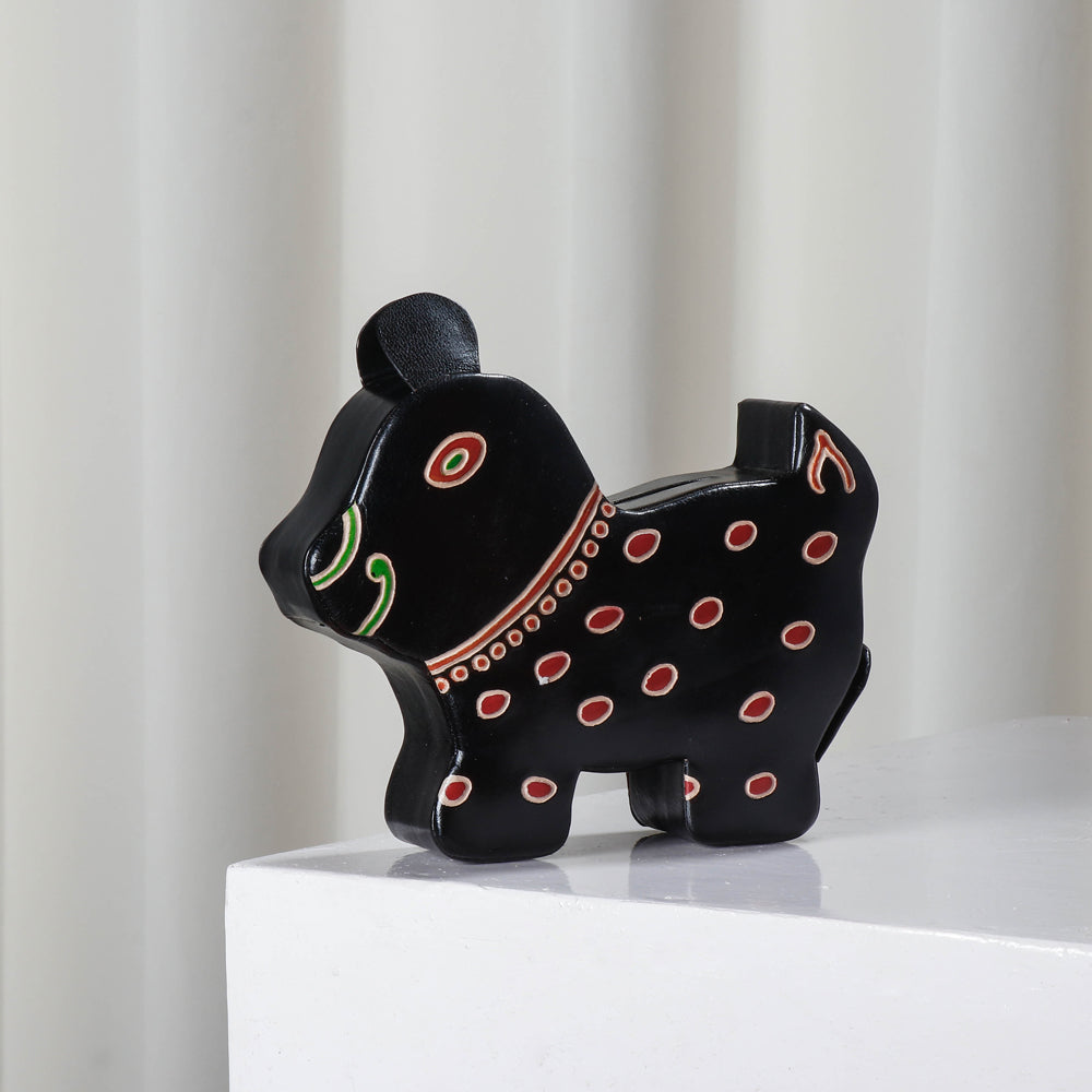  Handcrafted Leather Money Bank 