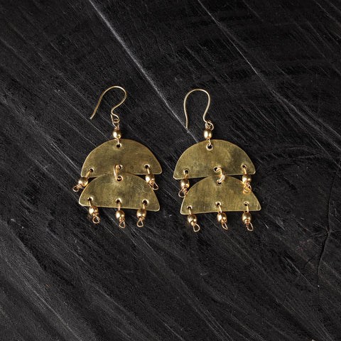 Dokra brass handcrafted earrings 23