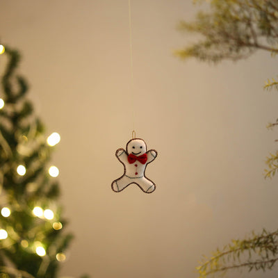 Shop Doll - Handmade Threadwork Stuffed Christmas Ornament